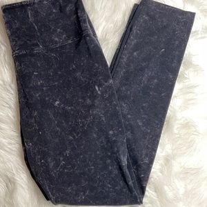 PINK Acid Wash Yoga Leggings LARGE